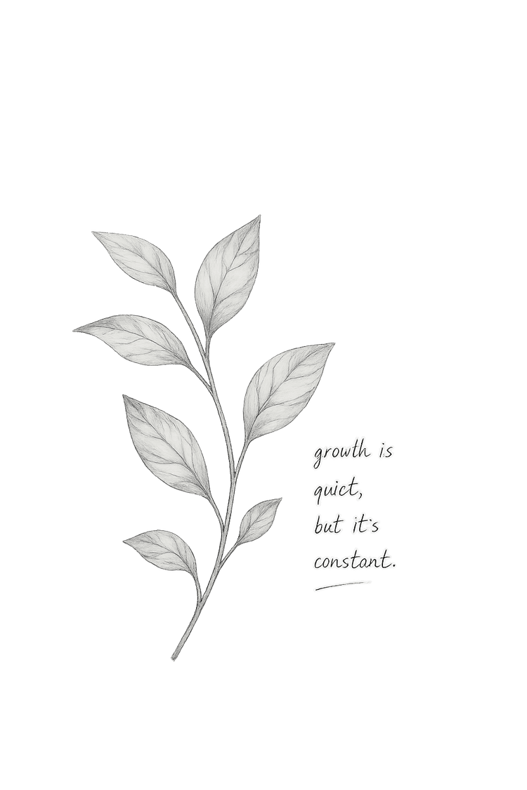Pencil flower illustration